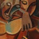 Friendship by Pablo Picasso - Detail